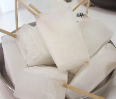 自制白糖冰棍图片